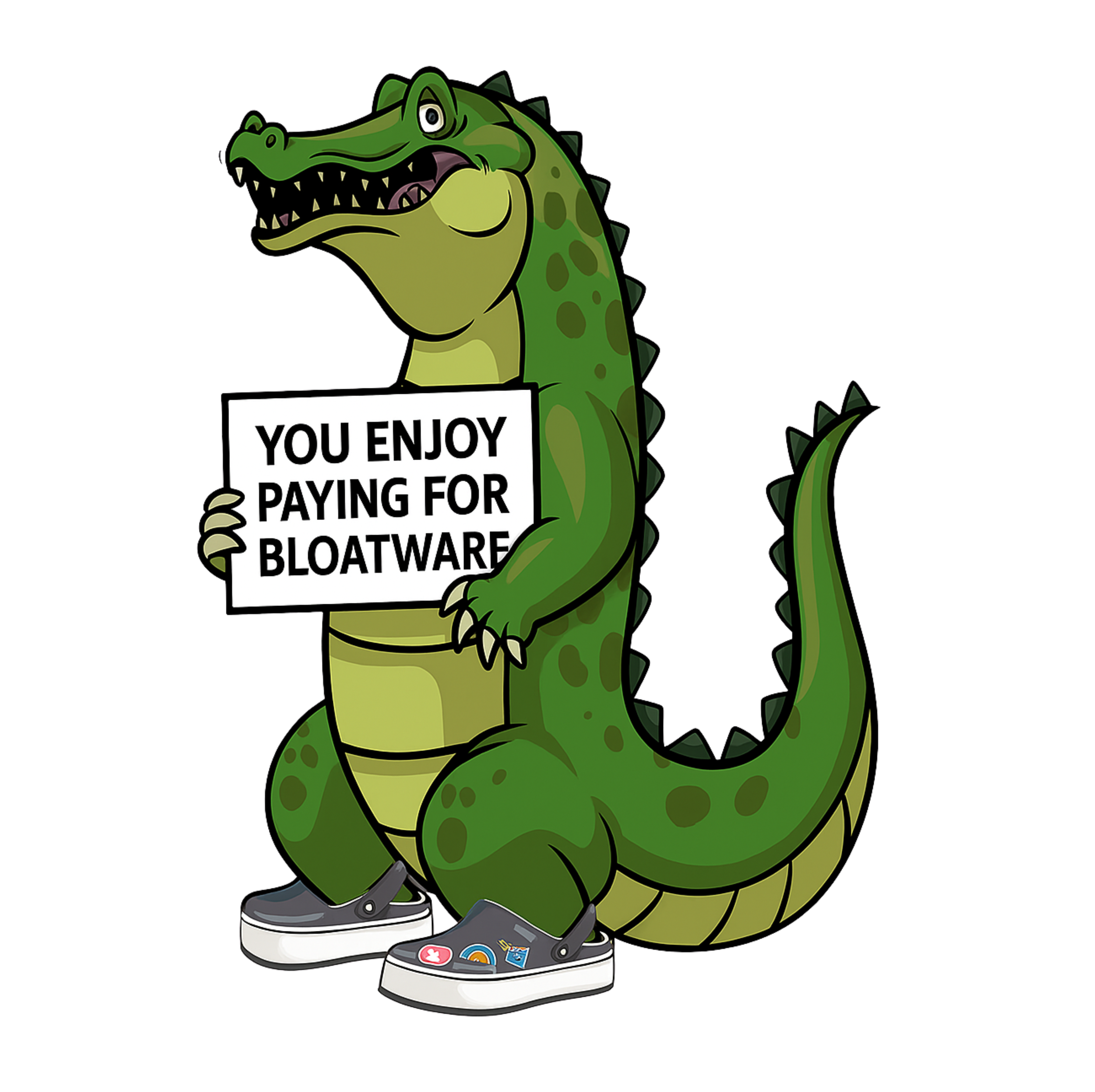 You enjoy paying for bloatware